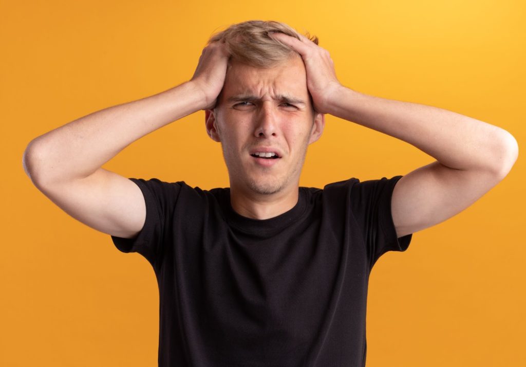 Guy Panicking