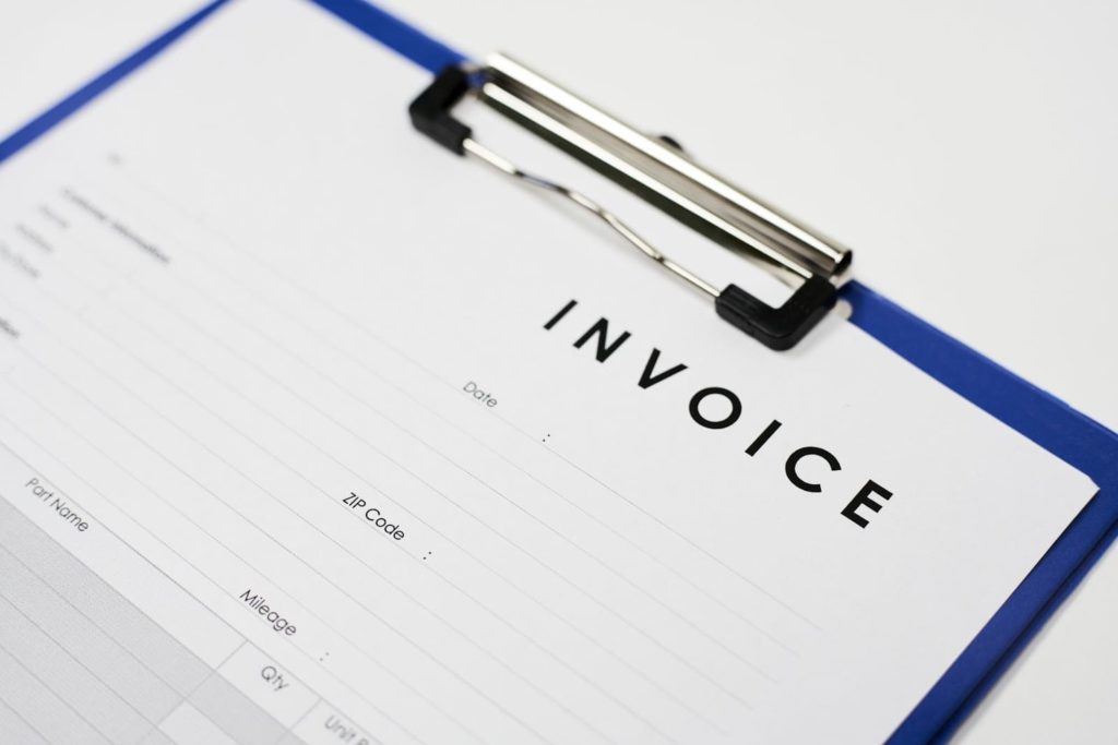 Type of invoice