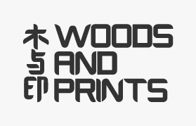 woods and prints logo
